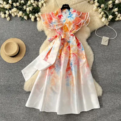PALACE STYLE FRENCH DRESS FOR WOMEN 